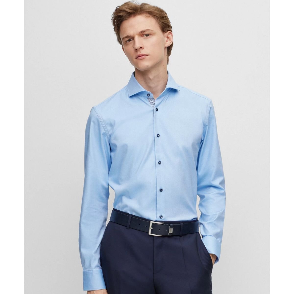 Camicia BOSS In Twill Slim...