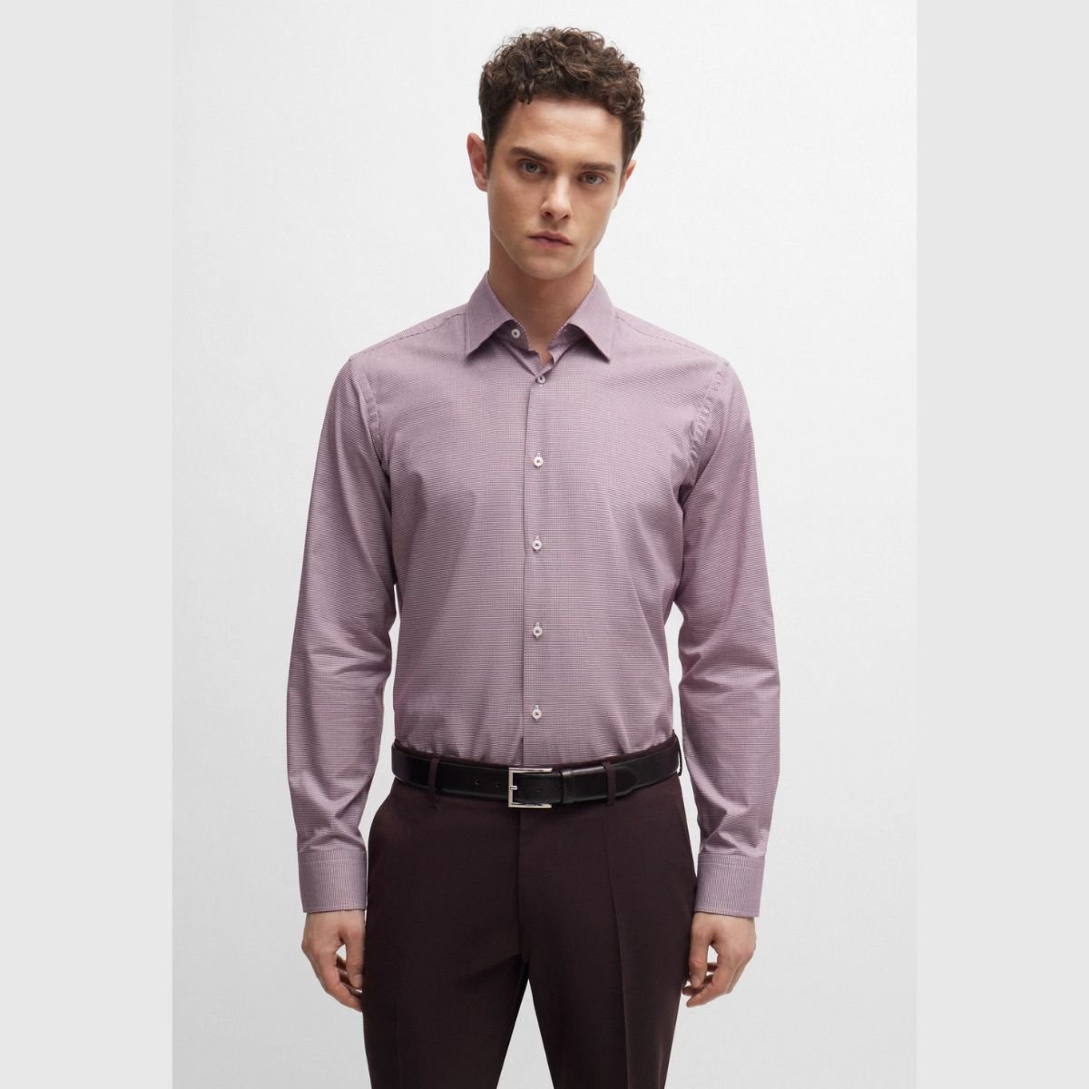 Camicia BOSS Micromotivo A...