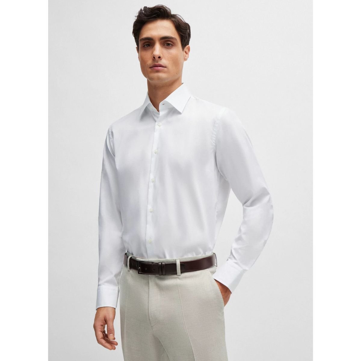 Camicia Boss In Cotone...