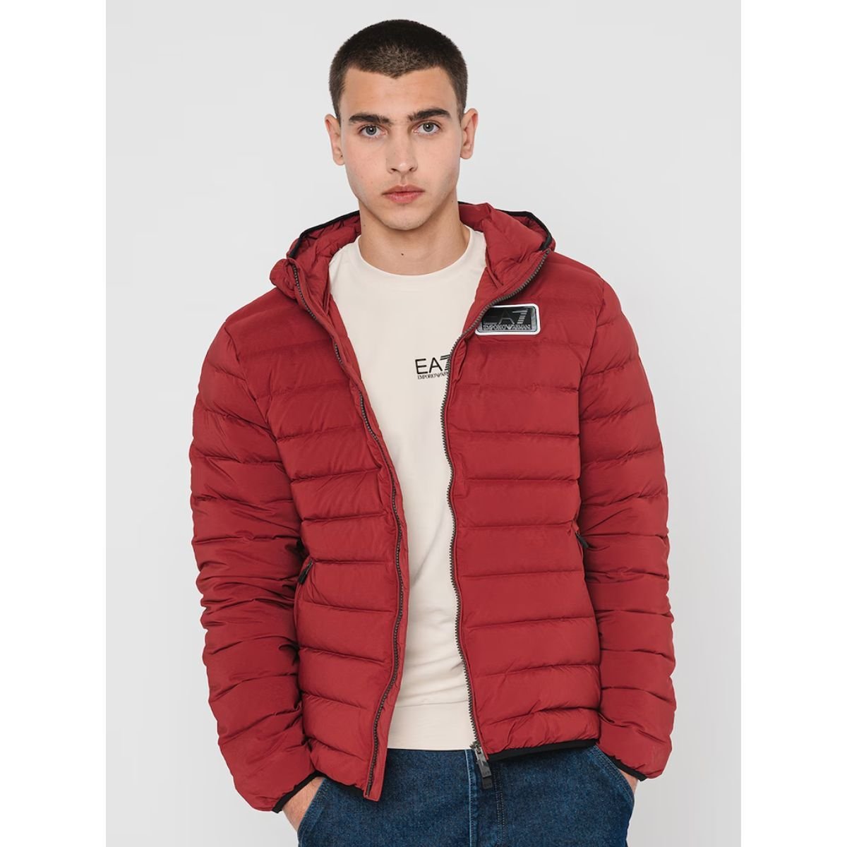 Piumino EA7 Con Cappuccio...