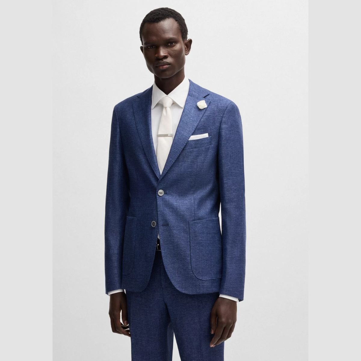 Blazer BOSS Misto Lino Con...