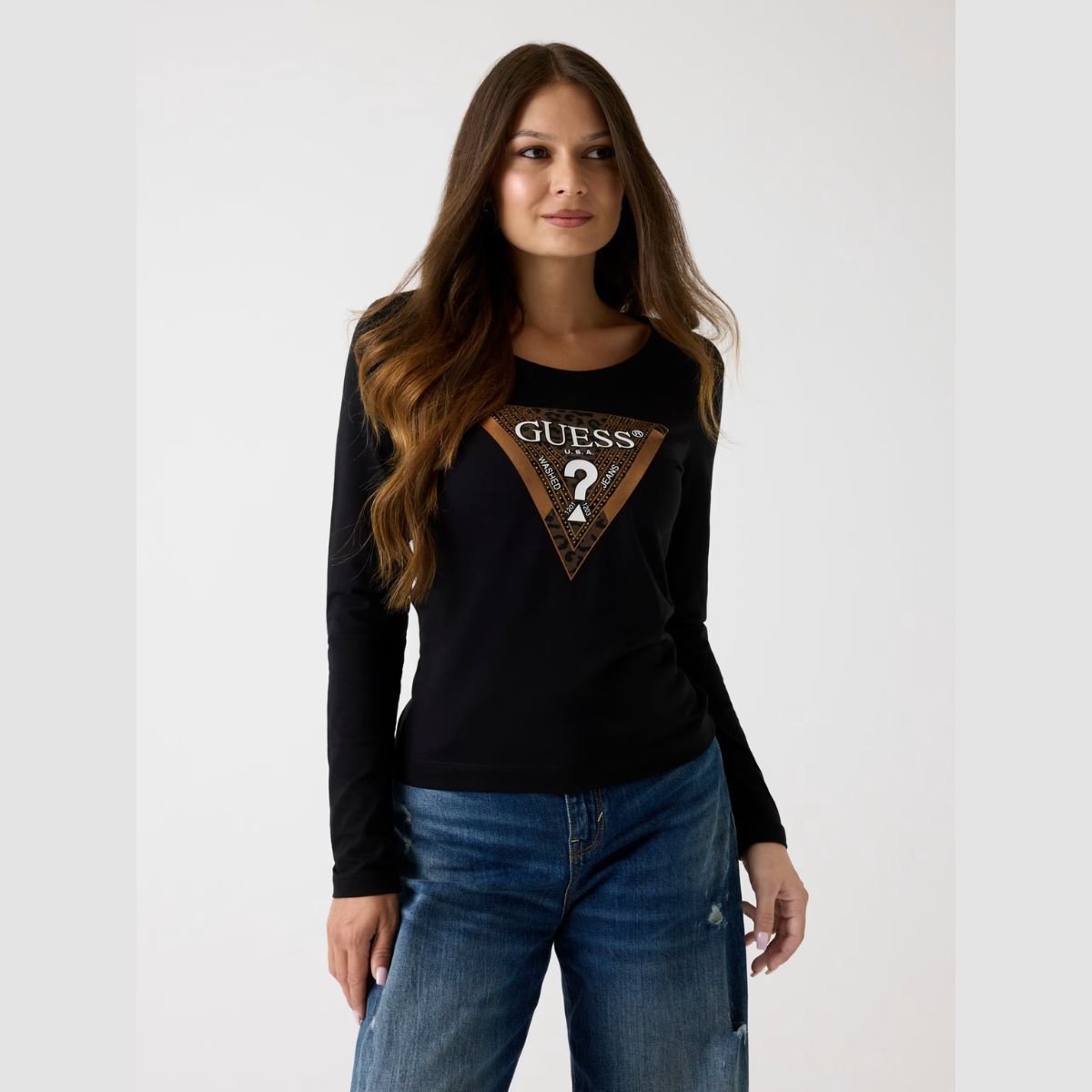 T-shirt Guess Triangolo...