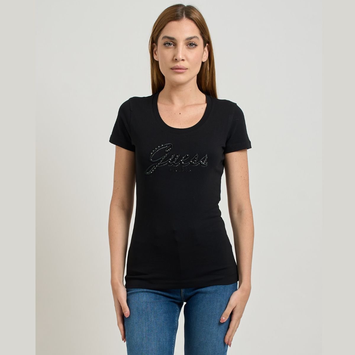 T-shirt Guess Logo Frontale...
