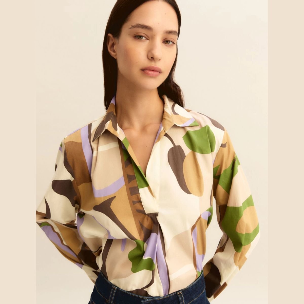 Blusa Emme Marella Collo A...