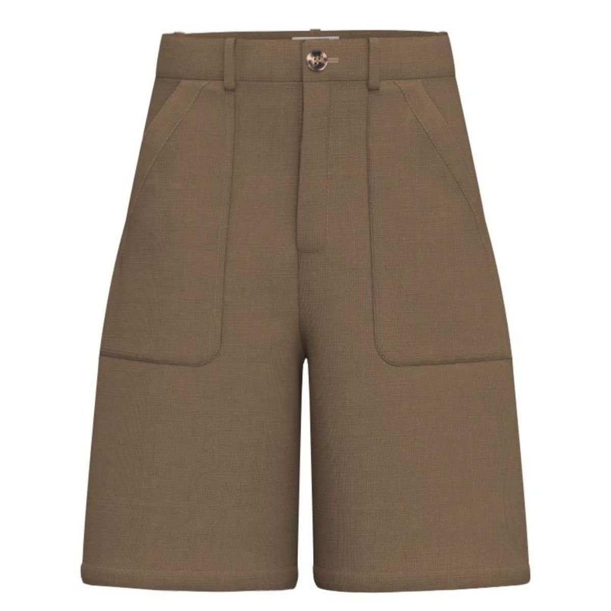 Bermuda Emme Tela Puro Lino...